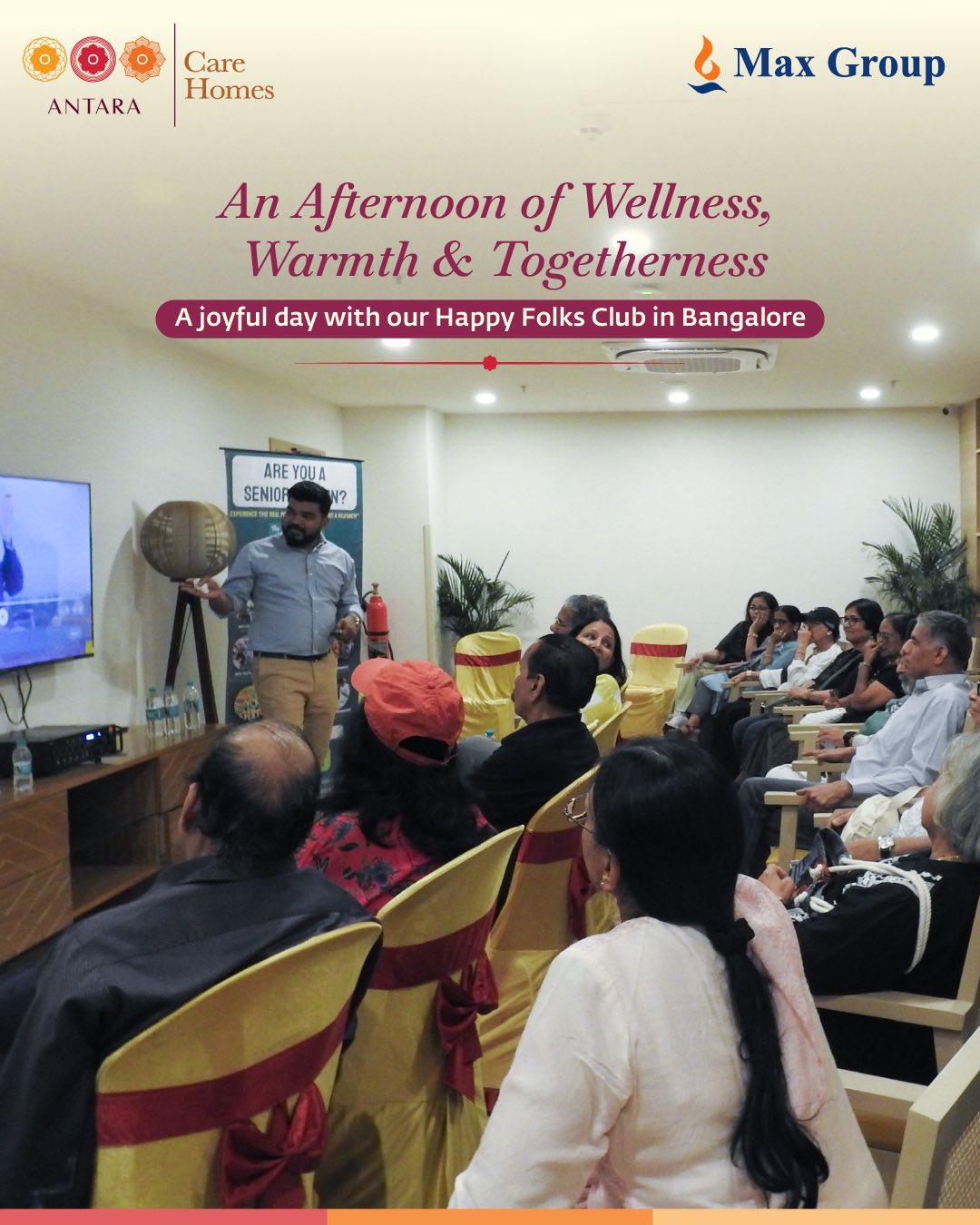 At Antara Care Homes, every gathering happens with purpose and heart.