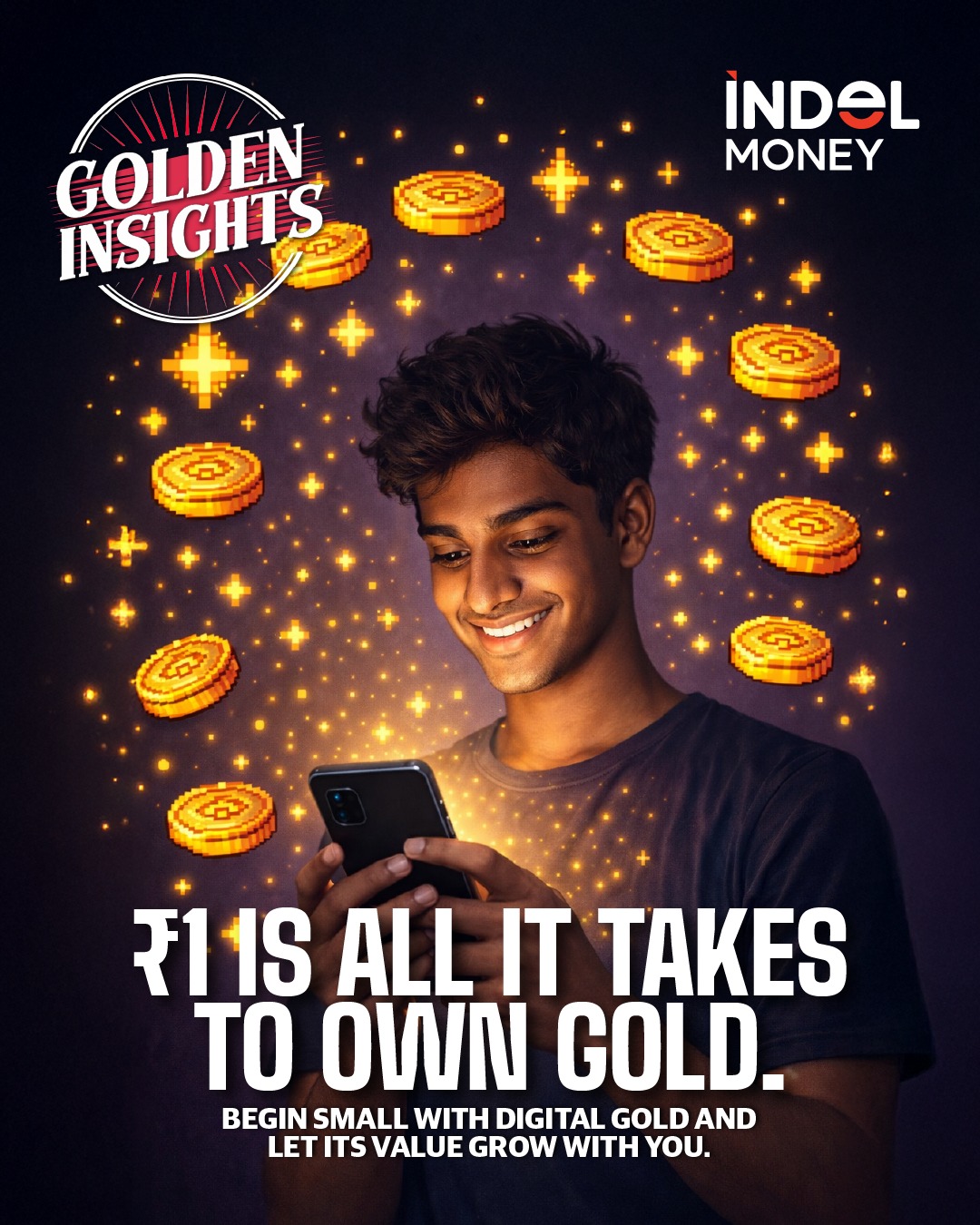 Investing in gold doesn’t always have to begin with large amounts.