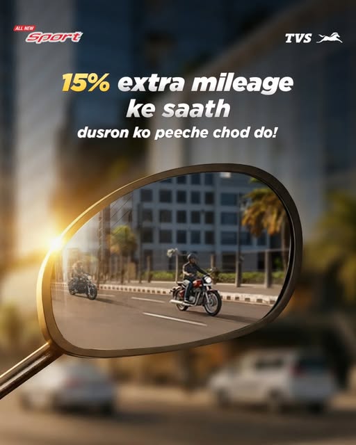 TVS Sport hai toh aage badhna hi hai!