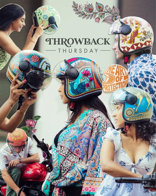 Throwing it back to when protection became a canvas.