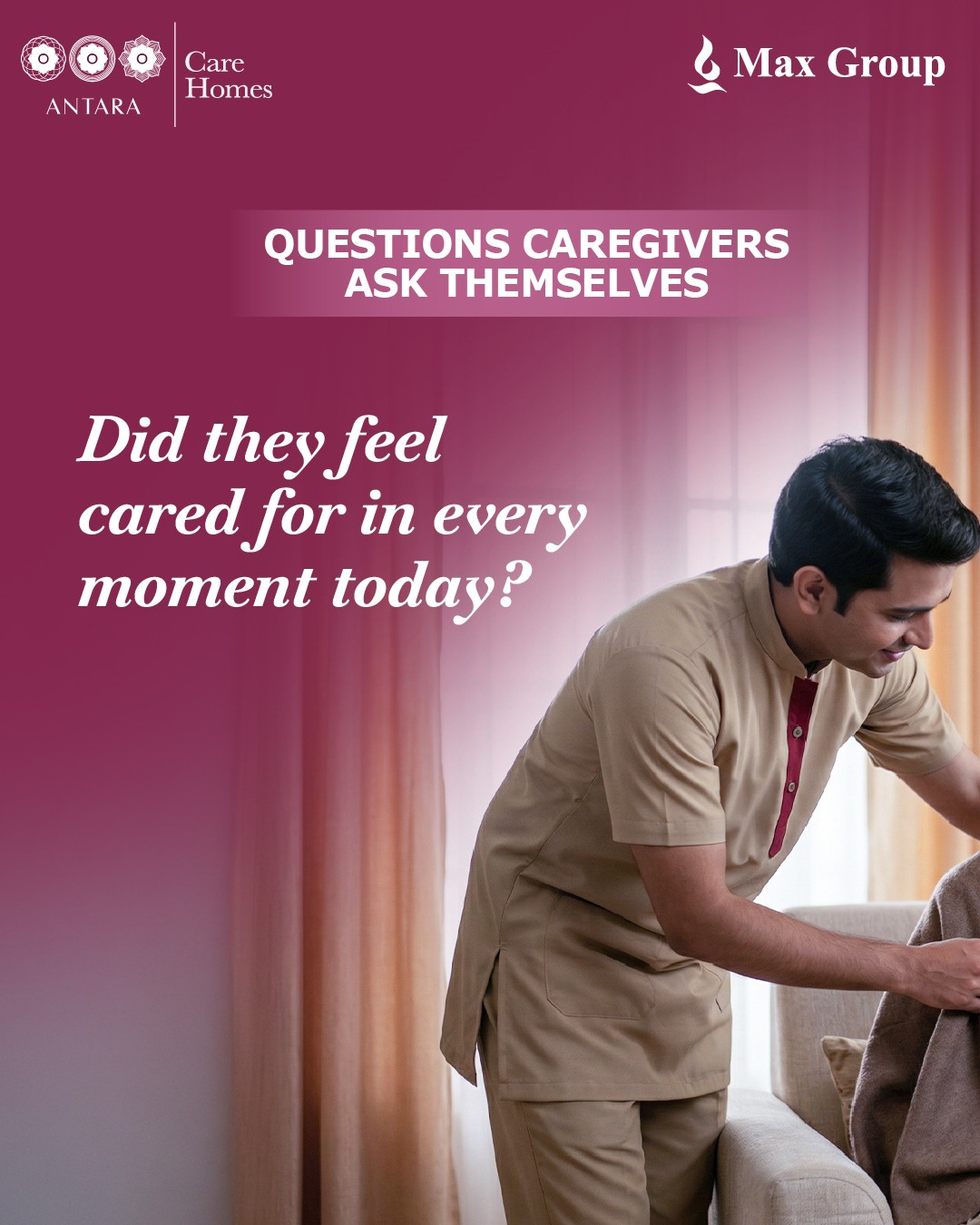 Care is not always visible But it’s always felt.