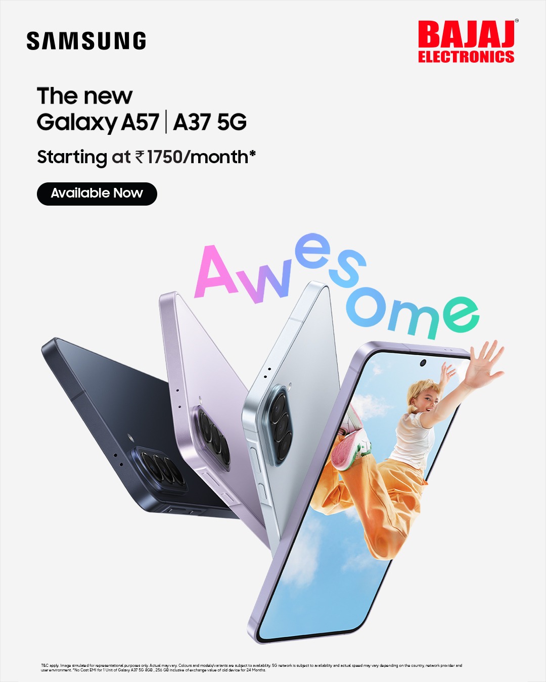Meet the all-new Samsung Galaxy A57 | A37 5G — built to impress, made to perform.