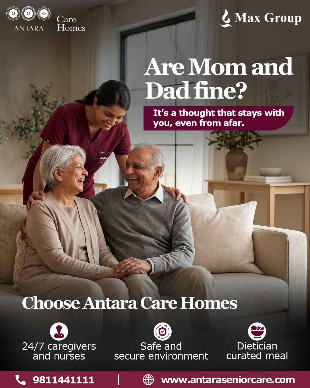 No matter how far you are, the worry for ageing parents never really leaves.