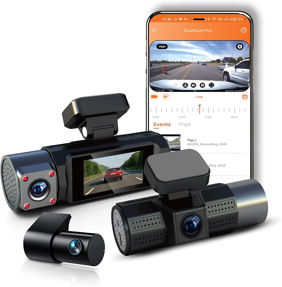 DVR-05 Dash Cam Ultra+ 6k tripe vision