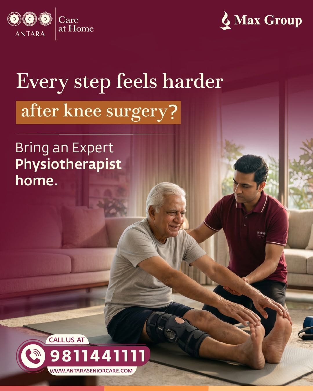 Recovery after knee surgery is not just about movement.
