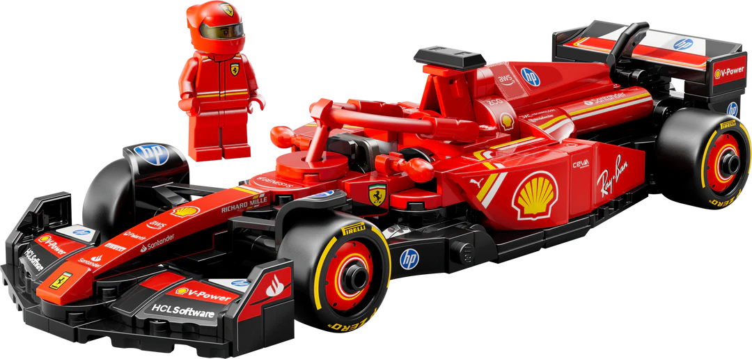 Speed Champions Ferrari SF-24 F1® Race Car Driver Set 77242 Building Kit (275 Pieces)