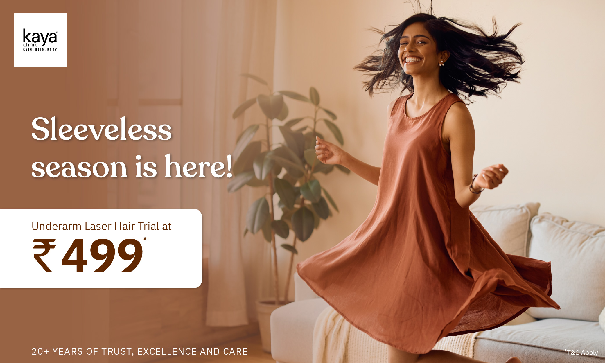 Underarm Laser Trial ₹499 – Kaya Smooth Skin Deal