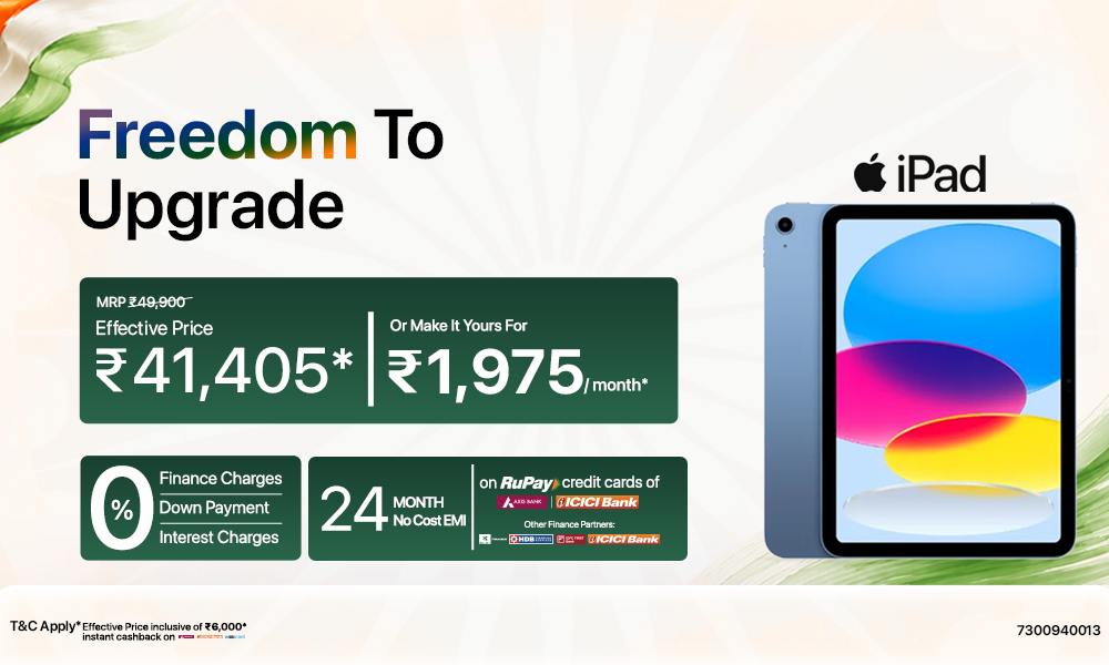 Freedom to Upgrade to iPad