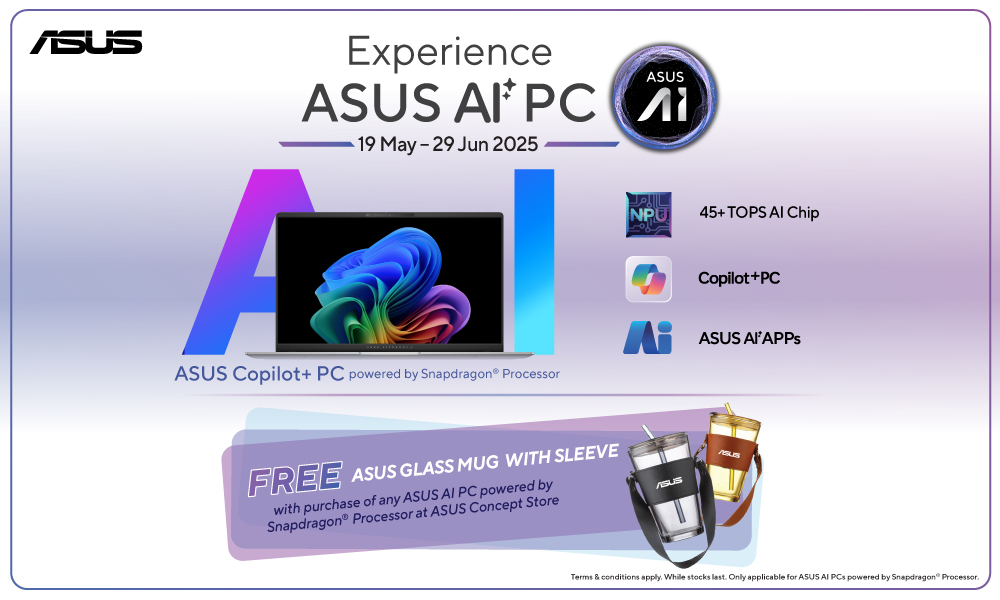 Experience ASUS AI PC: Free ASUS Mug!