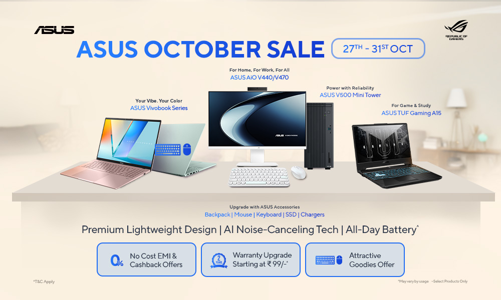 Get ready for the ASUS October Sale!