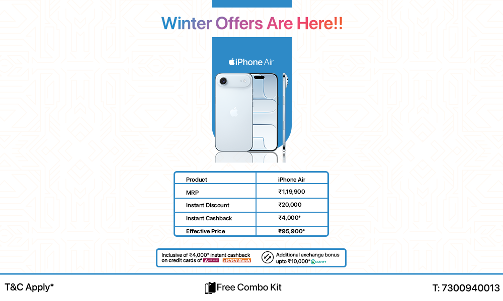 Winter Offers Are Here!! - iPhoneAir