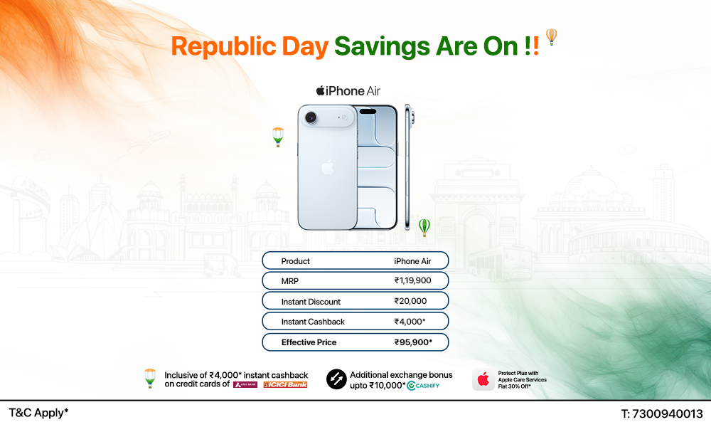 Republic Day Savings Are On !! iPhone Air