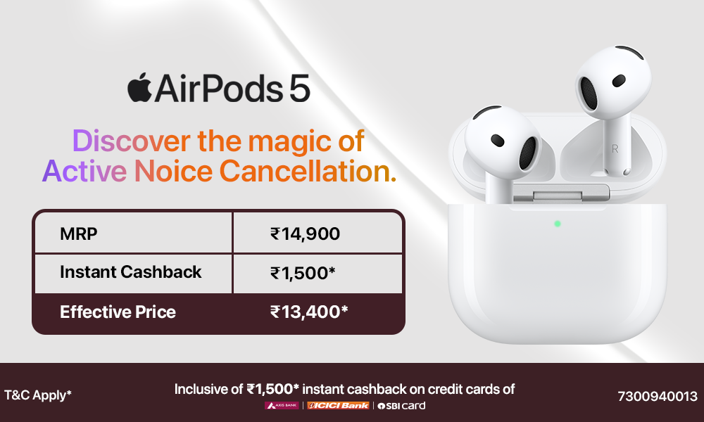 AirPods 5 Offer – Save ₹1,500!