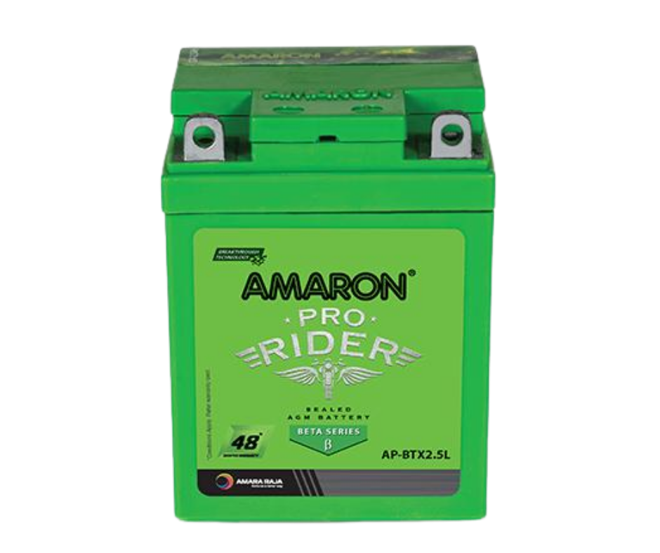 Amaron BETA  2 Wheeler Battery - ABR-PR-12APBTX25