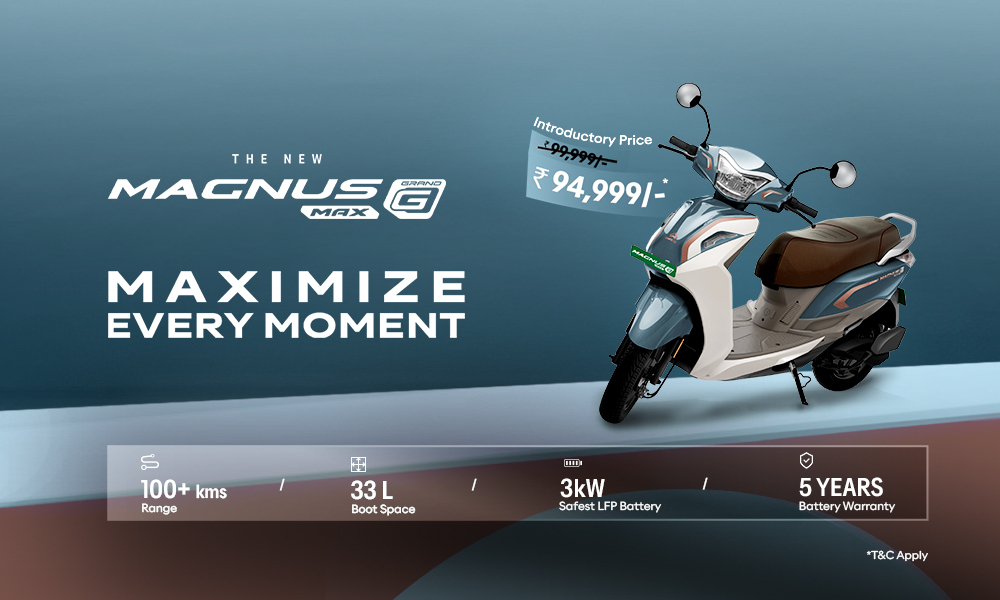 The all-new Ampere Magnus G Max from ₹94,999
