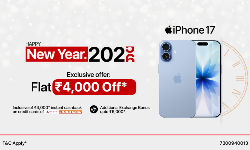 Happy New Year 2026 Exclusive offer: Flat ₹4,000 Off*