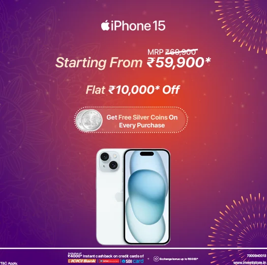 iPhone 15 MRP 69,900