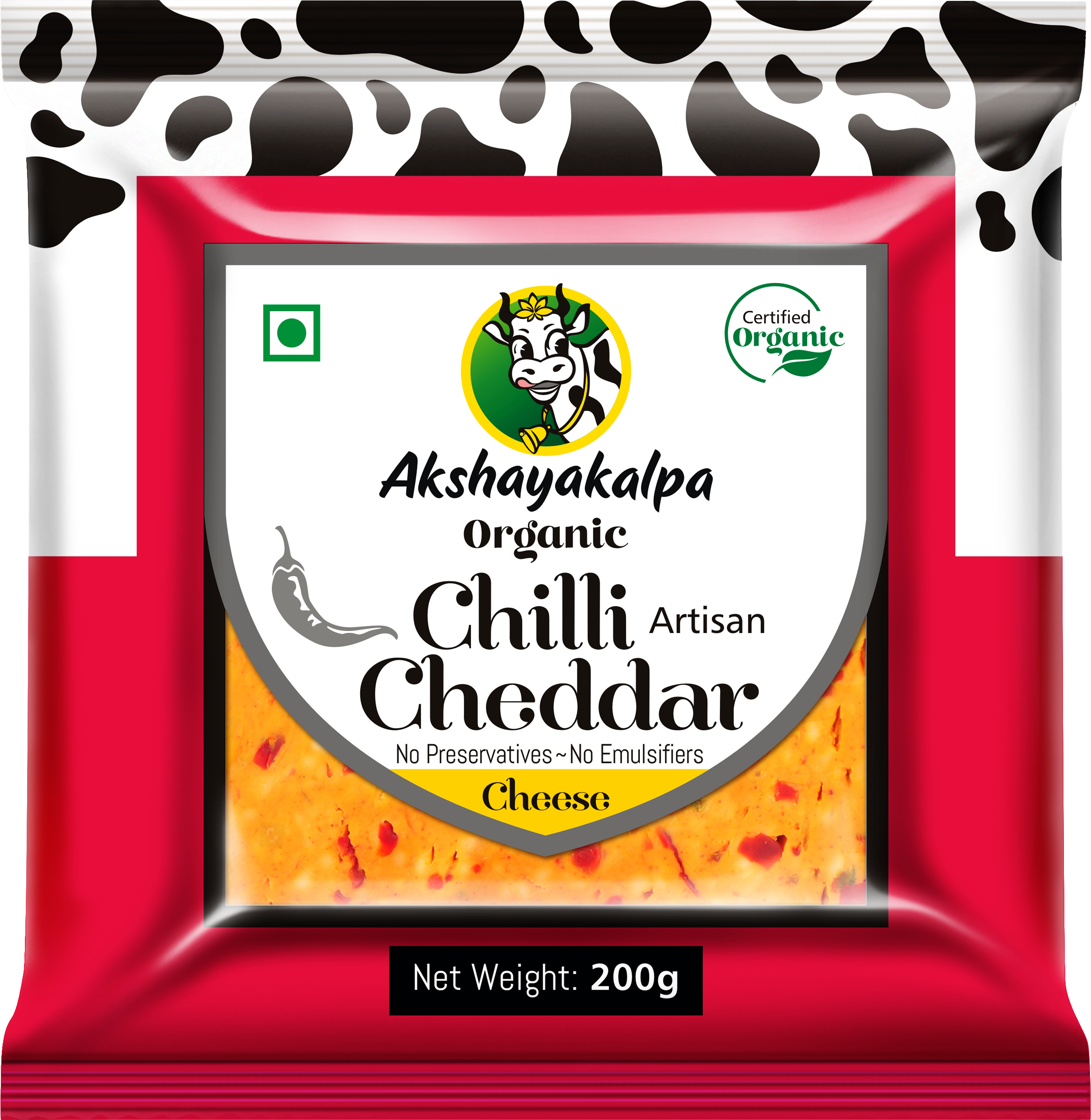 Artisan Organic Chilli Cheddar