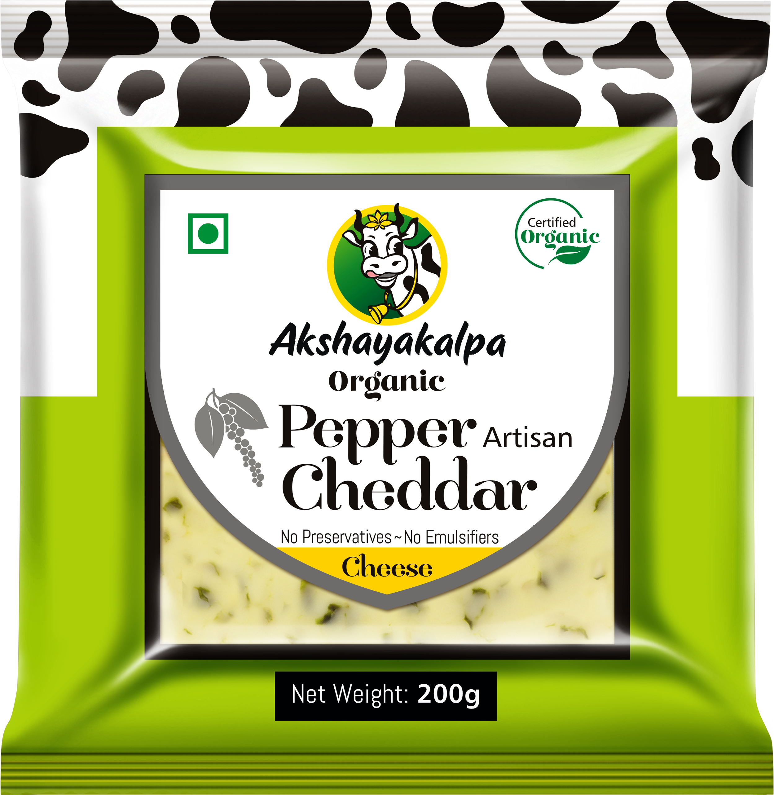 Artisan Organic Pepper Cheddar
