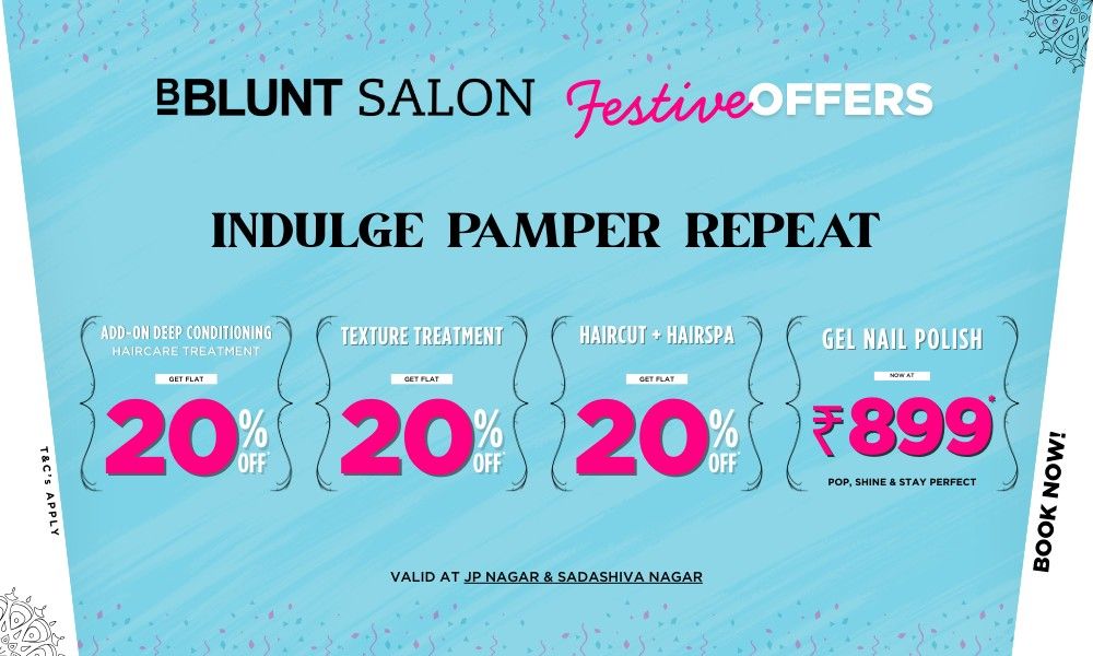 FESTIVE OFFERS ! INDULGE PAMPER REPEAT !