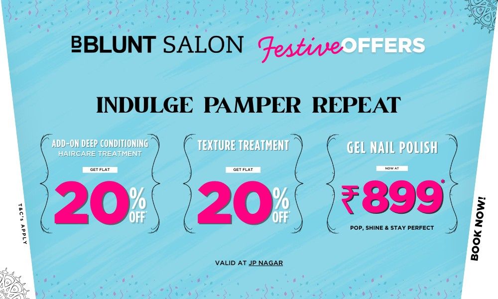 FESTIVE OFFERS ! INDULGE PAMPER REPEAT !