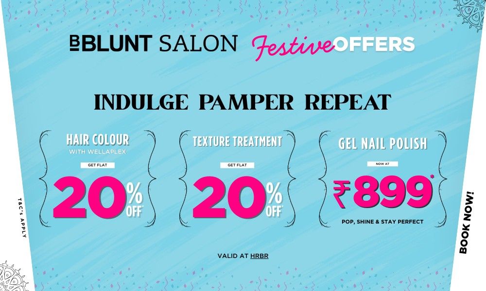 FESTIVE OFFERS ! INDULGE PAMPER REPEAT !