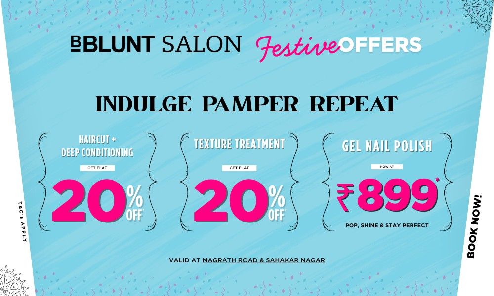 FESTIVE OFFERS ! INDULGE PAMPER REPEAT !