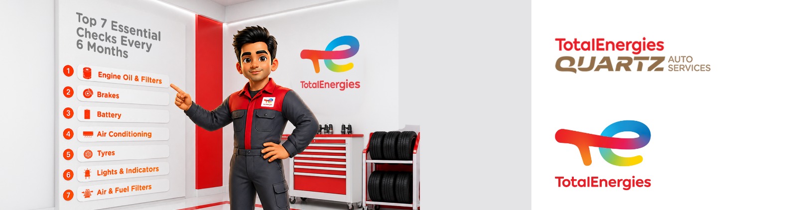 TotalEnergies Quartz Auto Services - Shrivas Maruti Workshop
