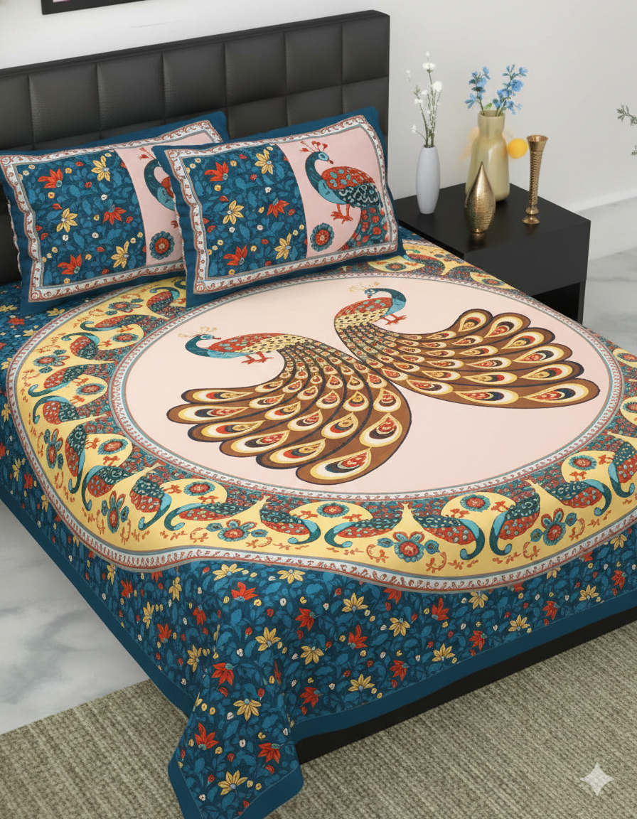 Bedsheets Queen Size (100 % Cotton)