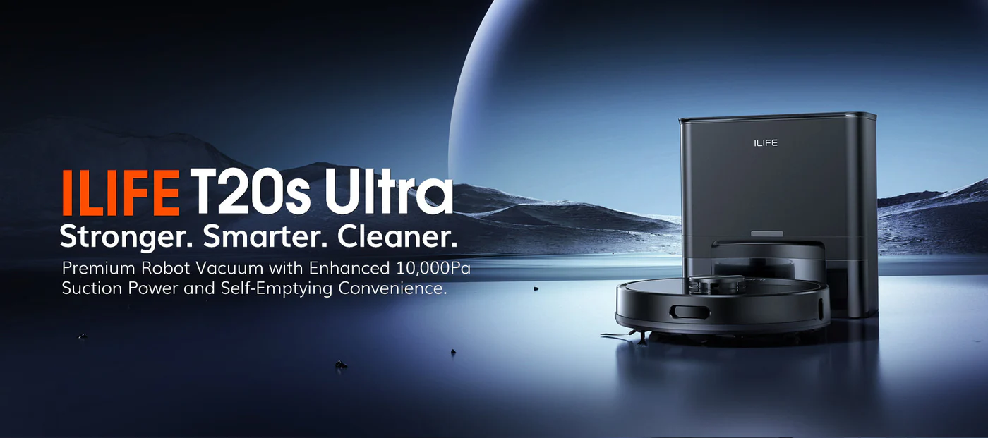 ILIFE T20s Ultra Robot Vacuum Cleaner: Smart, Powerful & Truly Hands-Free Cleaning ILIFE T20s Ultra Robot Vacuum Cleaner: Smart, Powerful & Truly Hands-Free Cleaning