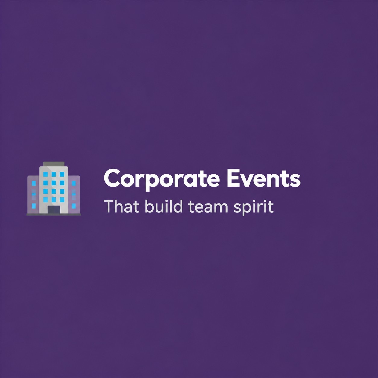 Corporate Events