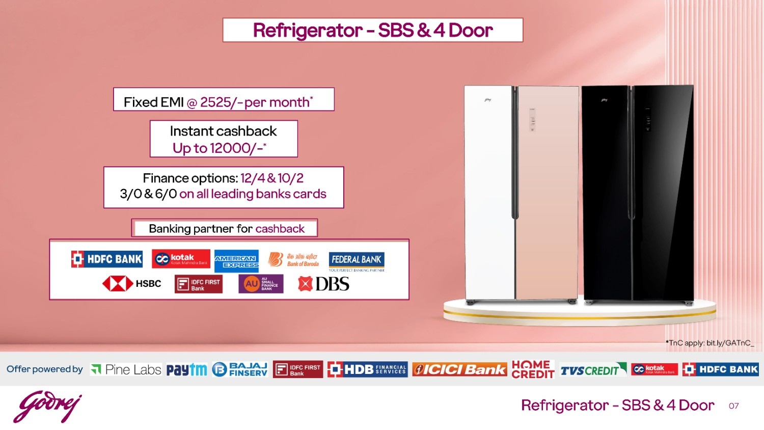 More Space, More Style – Upgrade to Godrej Side-by-Side & 4-Door Refrigerators in Piro, bhojpur!