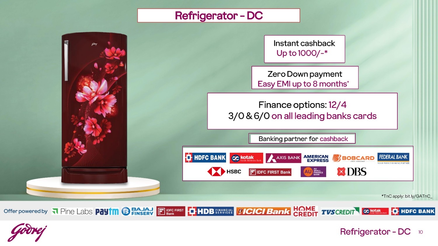 Chill Smart with Godrej Direct Cool Refrigerator – Now in Garud Baag, dhule!