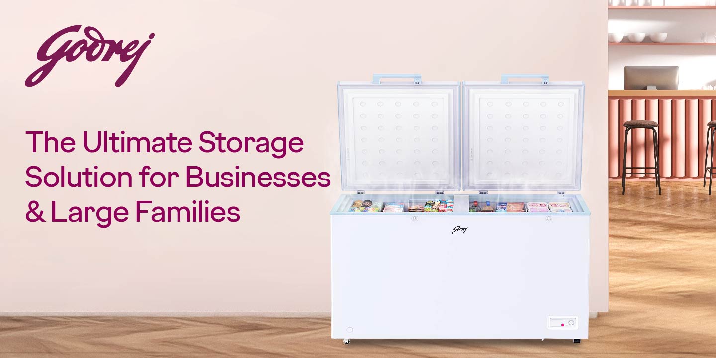 Godrej Chest Freezers: The Ultimate Storage Solution for Businesses & Large Families in Mukkidipeta, Hindupuram