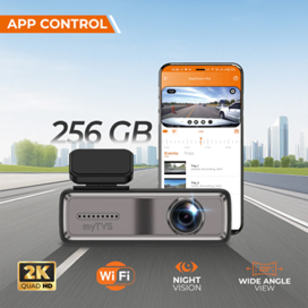 DVR-03 Dashcam Pro 2K Front DVR with Wi-Fi