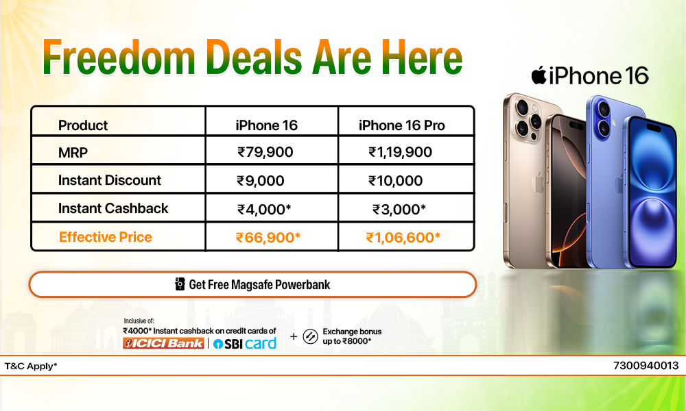 Freedom Deals Are Here - iPhone 16