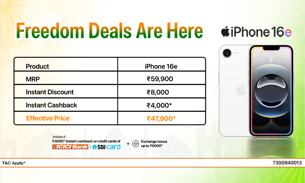 Freedom Deals are Here - iPhone16e