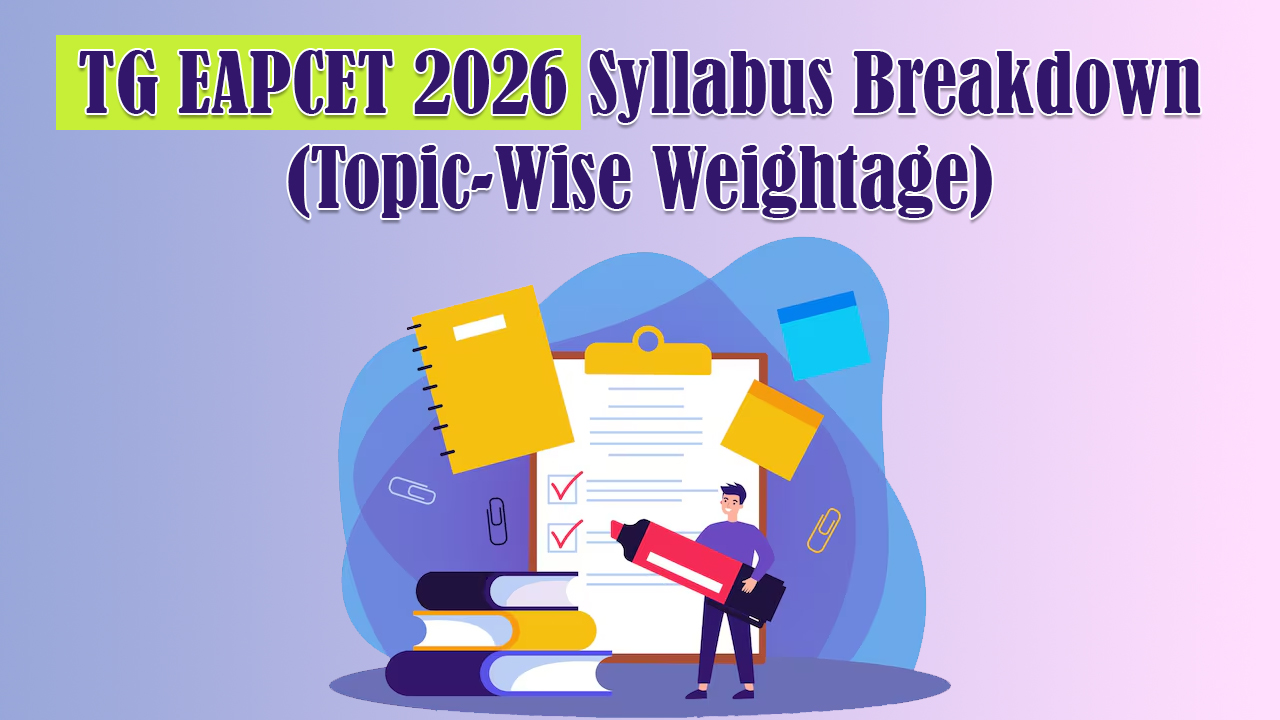 TG EAPCET 2025–26 Syllabus Breakdown TG EAPCET 2025–26 Syllabus Breakdown
