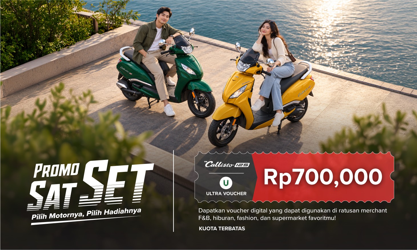 Promo Satset TVS Callisto 125