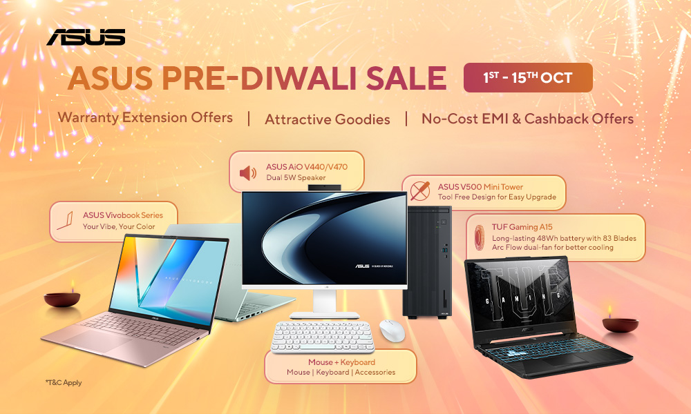 ✨ ASUS Pre-Diwali Sale is Here! ✨