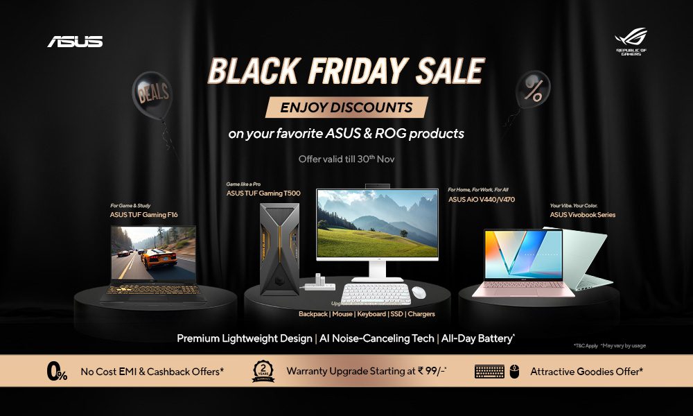ASUS Black Friday Sale – Latest Laptops & PCs