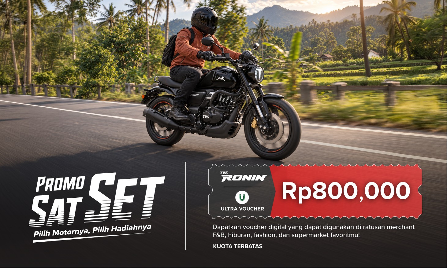 Promo Satset TVS Ronin