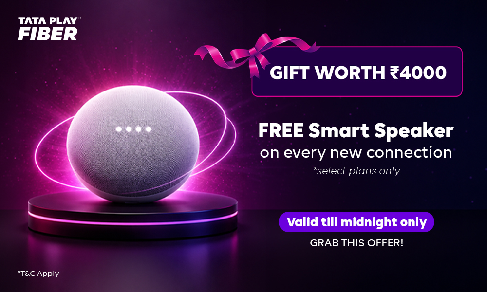 Free Smart Bluetooth Speaker worth 4000