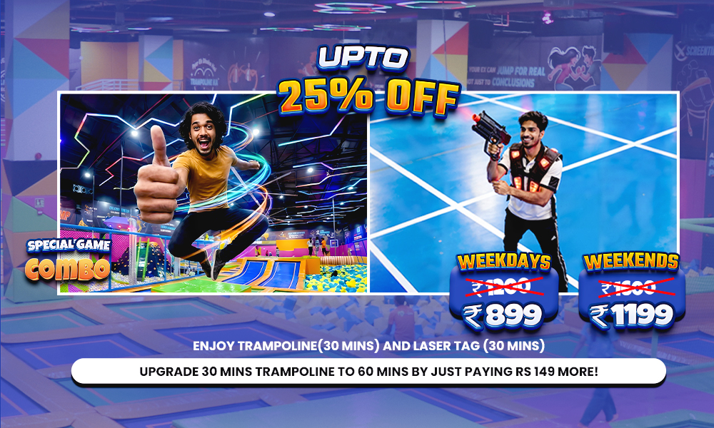 Up to 25% Off: Trampoline + Laser Tag Combo