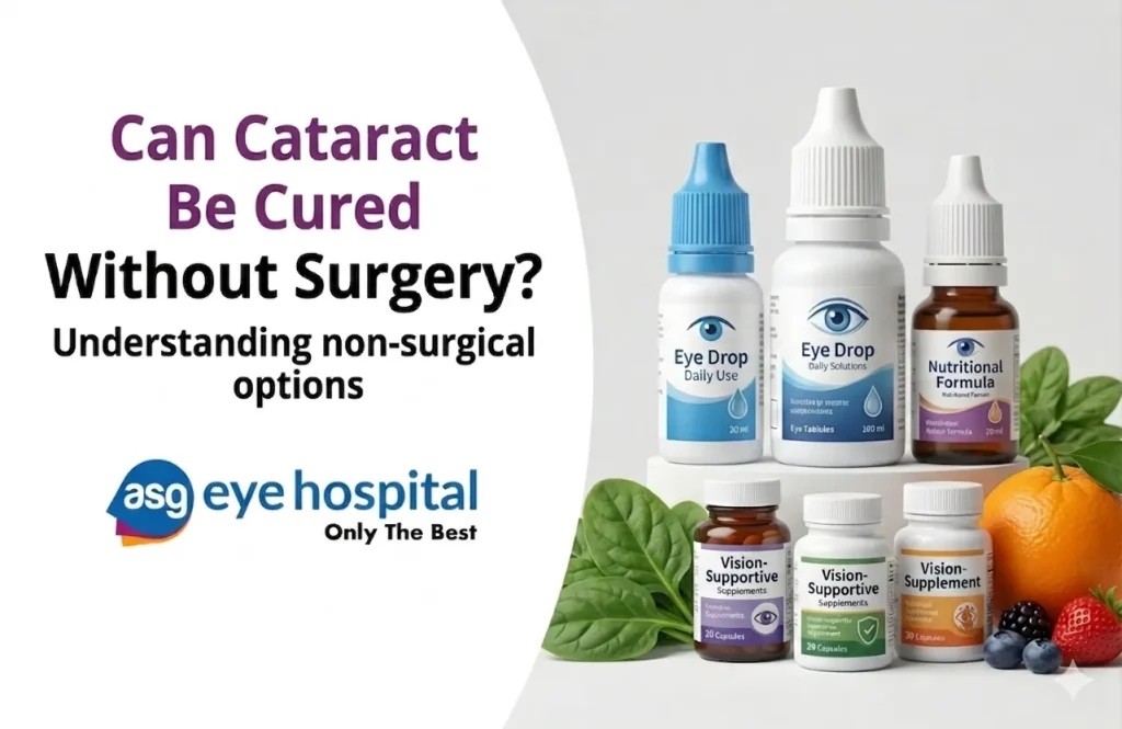 Can Cataract Be Cured Without Surgery? Truth About Cataract Treatment in Vaishali Nagar, bilaspur