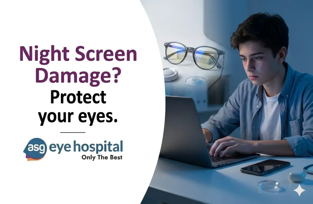 Why Your Eyes Feel Tired After Using Mobile at Night in Vaishali Nagar, bilaspur