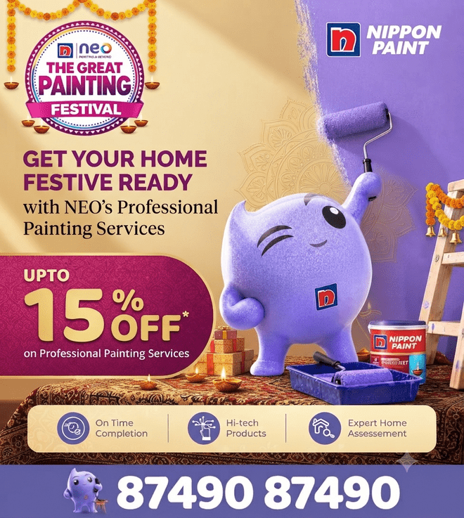 Home Painting Services in tiruchirappalli: Get Your Home Festive Ready with Neo Home Painting Services in tiruchirappalli: Get Your Home Festive Ready with Neo