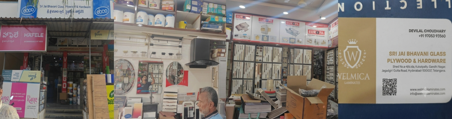 Sri Jai Bhavani Glass Plywood And Hardware  | Jivanjor Authorized Partners