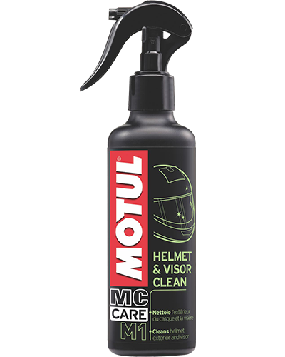 M1 HELMET & VISOR CLEAN MOTORCYCLE HELMET