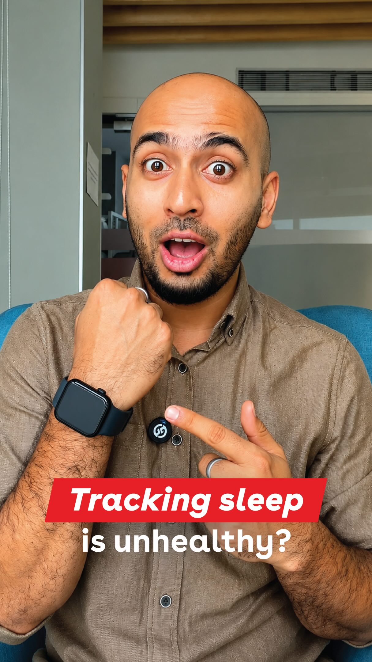 Your sleep tracker could be ruining your sleep. 👀